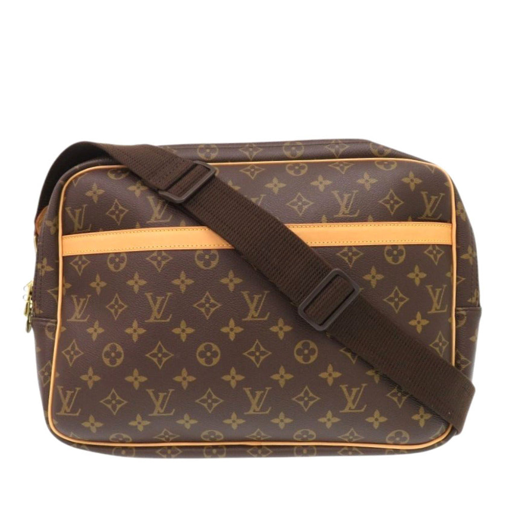 Louis Vuitton M45252 Reporter GM Monogram Canvas Brown Shoulder Bag 7A1185Pi5R12