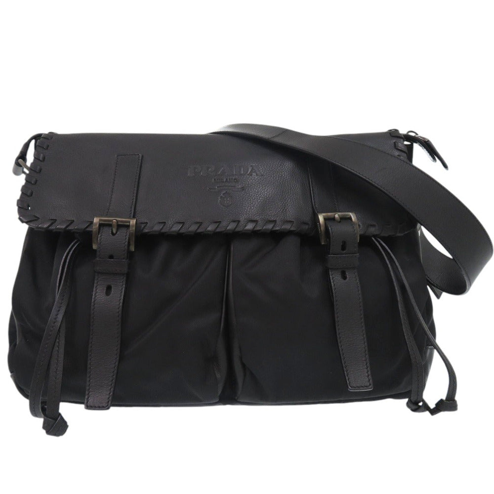 Shoulder Bag Nero Leather