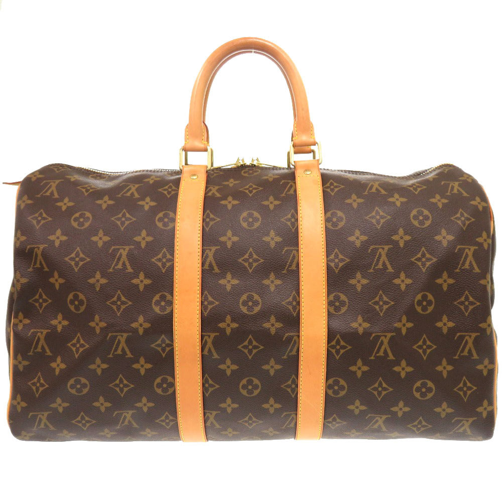 Louis Vuitton Boston Duffel M41428 Keepall 45 Monogram Canvas Brown Travel Bag 7A1217Ba5A9