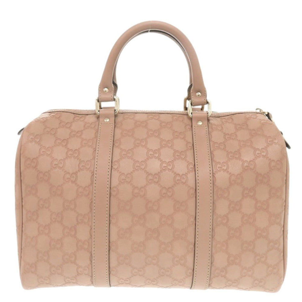 Gucci Boston Duffel Micro Guccisima Leather Pink Travel Bag