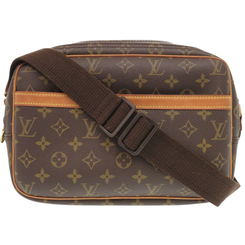 Louis Vuitton M45254 Reporter PM Monogram Canvas Brown Shoulder Bag 7A1556Sl5K6