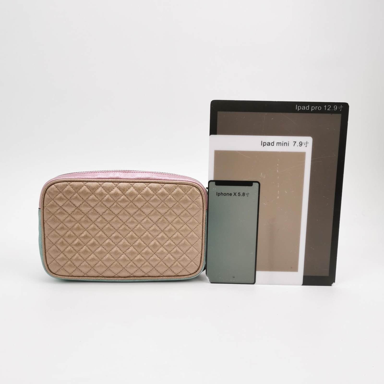 Gucci Teal rsebit Leather Pink Mini Clutch Bag