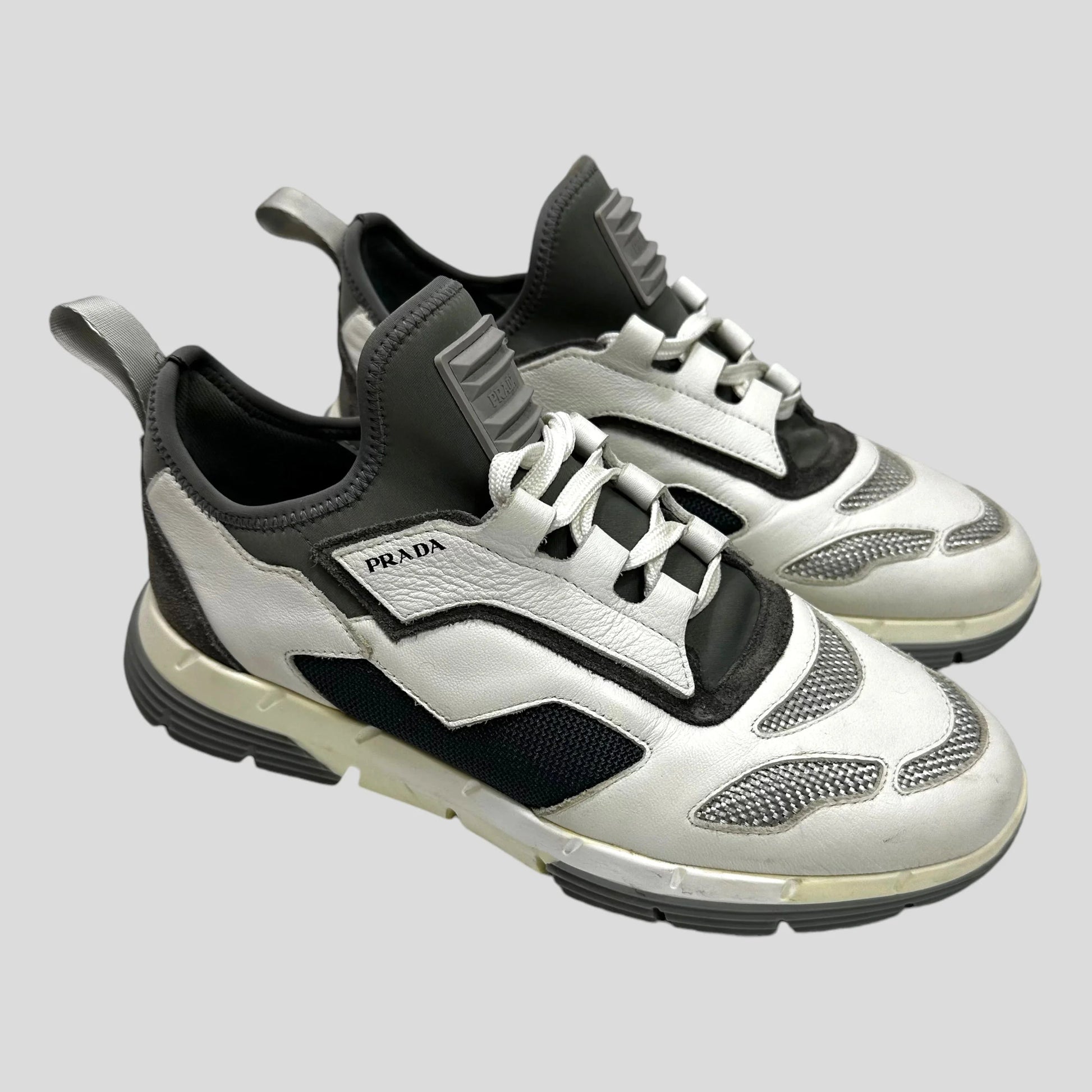 Prada Shoe Nevada Low Runner Trainers - UK7 Leather Shoes