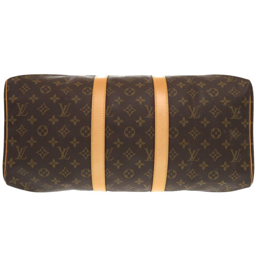 Louis Vuitton Boston Duffel M41428 Keepall 45 Monogram Canvas Brown Travel Bag 9