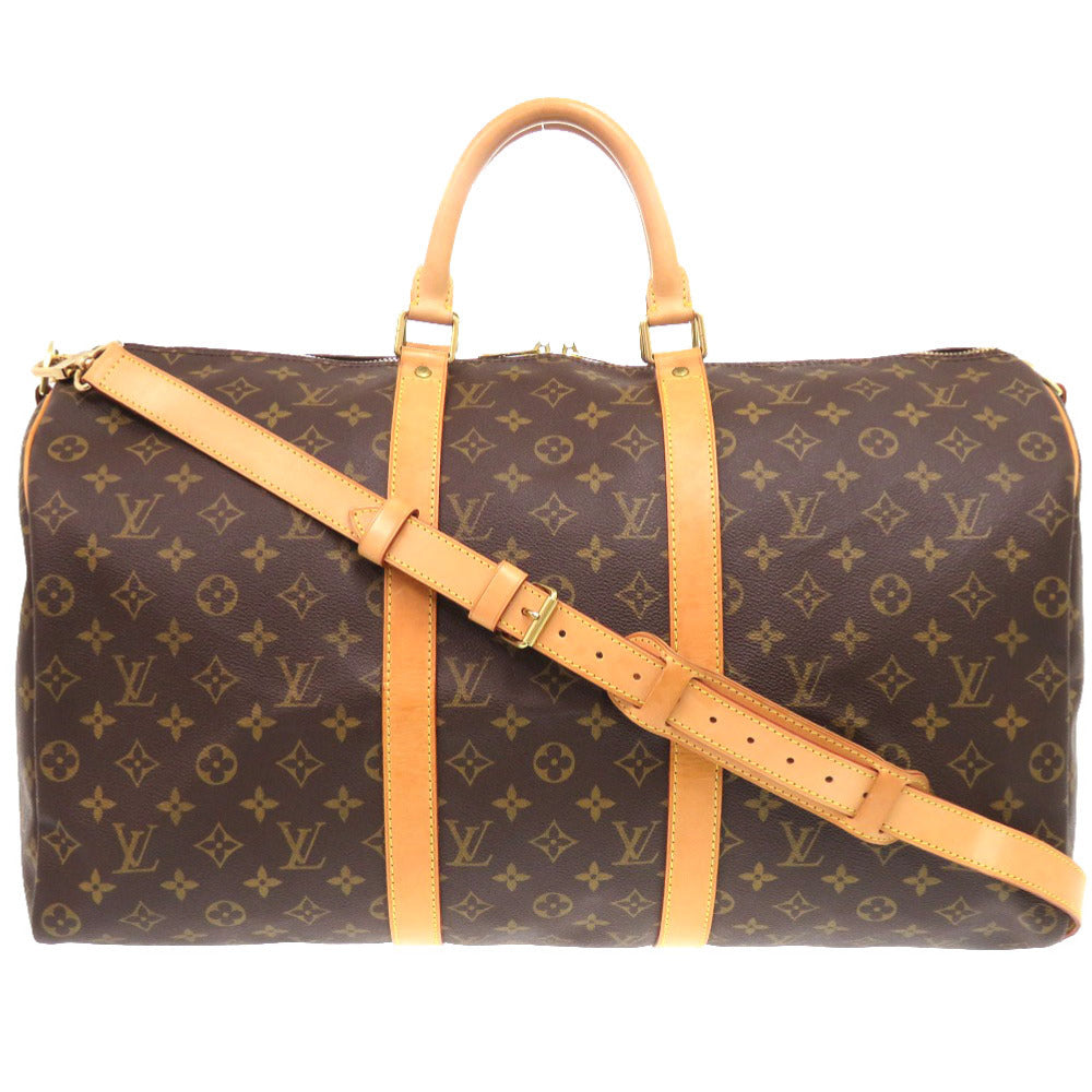 Louis Vuitton Boston Duffel M41416 Keepall bandouliere50 Monogram Canvas Brown Travel Bag 7B0234Iig6A9