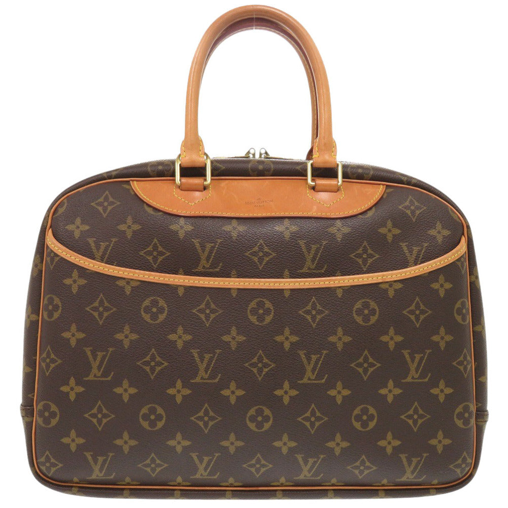 Louis Vuitton M47270 Deauville Monogram Canvas Brown Handbag 7B0243Ss5K7