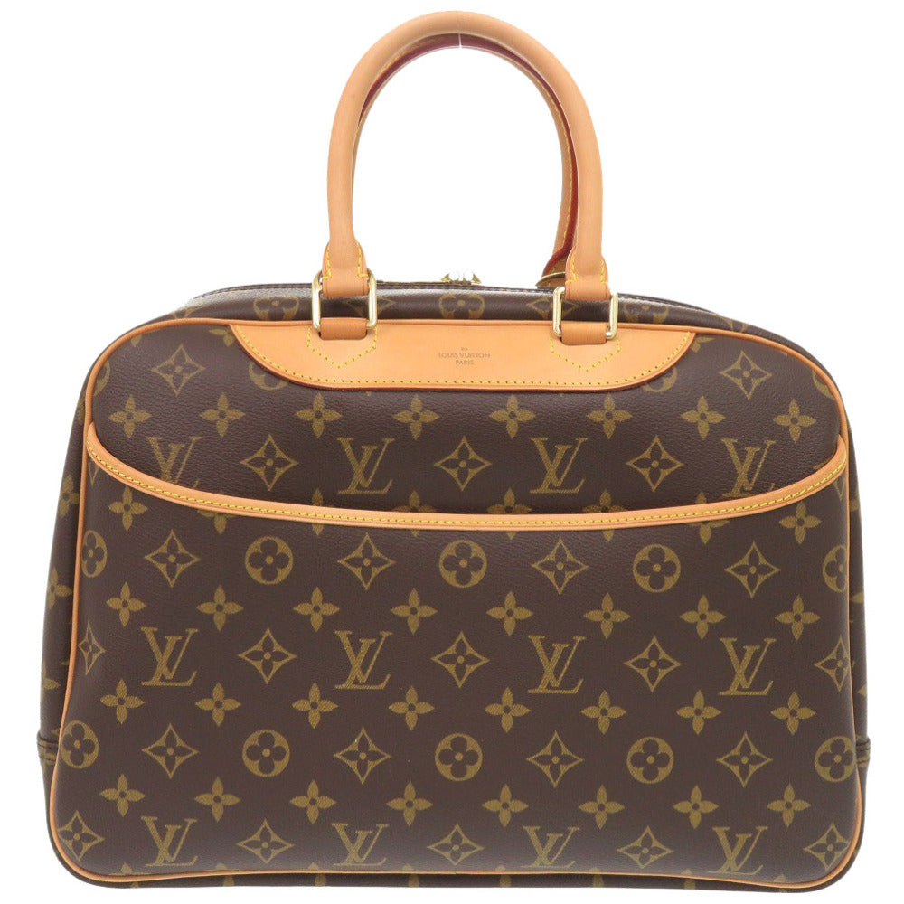 Louis Vuitton M47270 Deauville Monogram Canvas Brown Handbag 7B0484Pb5K13