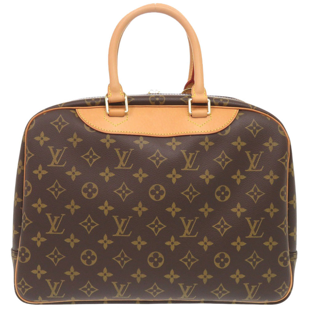 Louis Vuitton M47270 Deauville Monogram Canvas Brown Handbag 7B0484Pb5K13