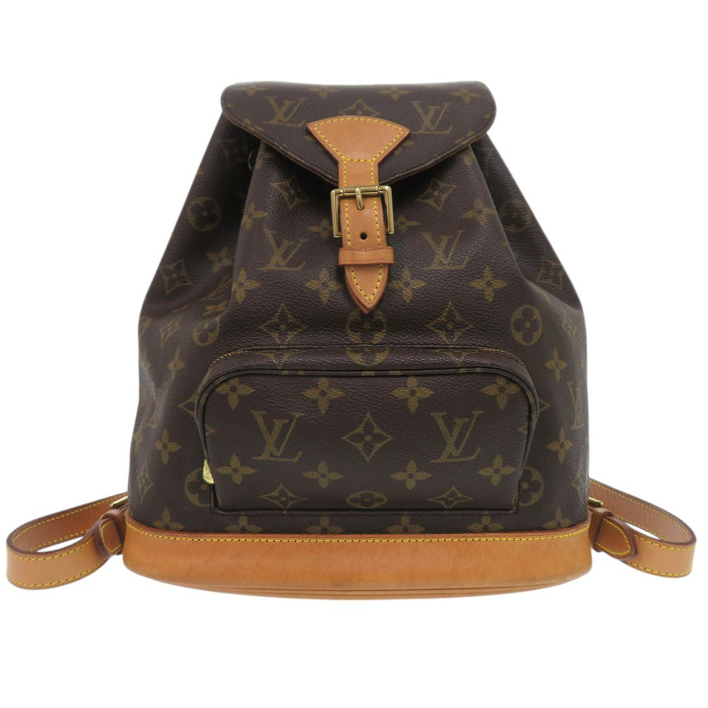 Louis Vuitton Backpack M51136 MontsourisMM Monogram Canvas Brown 7B0503Iha6T13