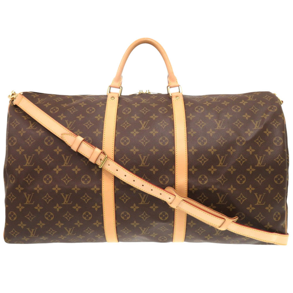 Louis Vuitton Boston Duffel M41412 Keepall bandouliere60 Monogram Canvas Brown Travel Bag 7B1065Ias6A7