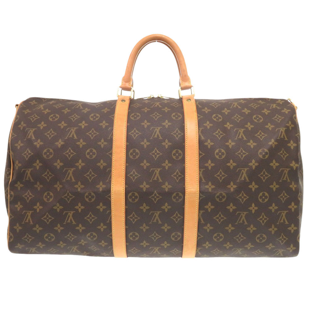 Louis Vuitton Boston Duffel M41414 Keepall bandouliere55 Monogram Canvas Brown Travel Bag 1