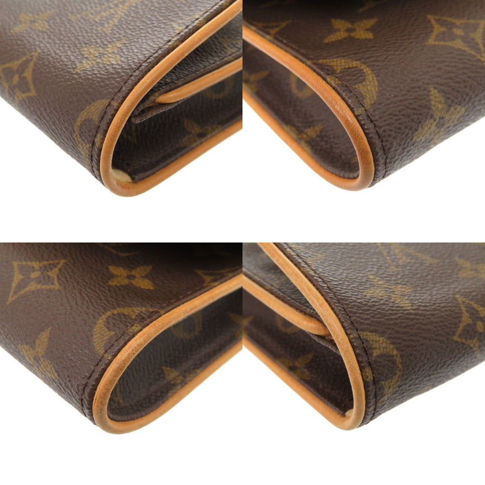 Louis Vuitton M51852 Pochette Twin GM Monogram Canvas Brown Shoulder Bag 5