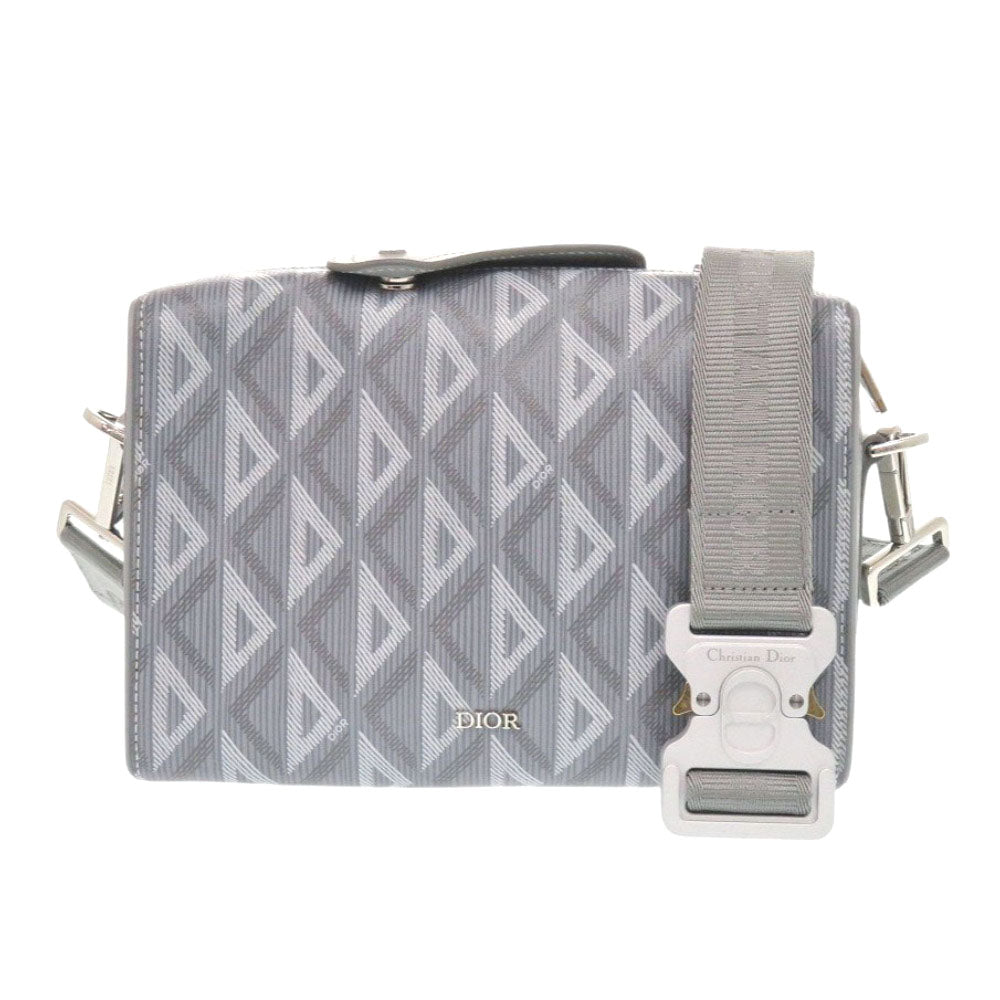 Dior Christian Shoulder Bag , Pvc Gray Rango Leather
