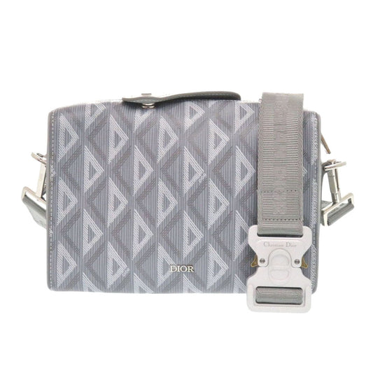 Dior Christian Shoulder Bag , Pvc Gray Rango Leather