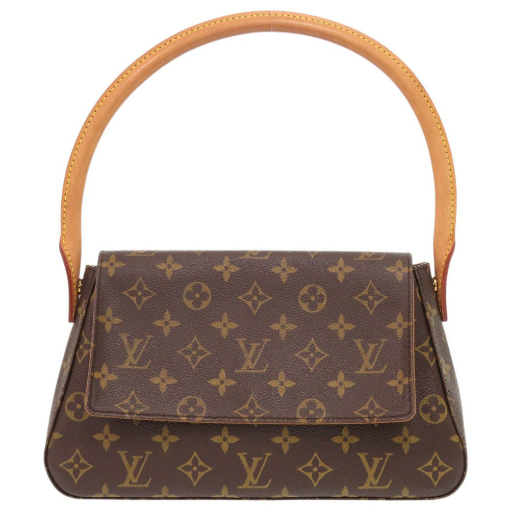 Louis Vuitton M51147 Looping Monogram Canvas Brown Mini Bag 7B1556Bz5K6