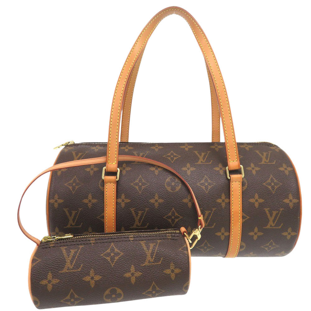 Louis Vuitton M51385 Papillon 30 pouch Monogram Canvas Brown Handbag