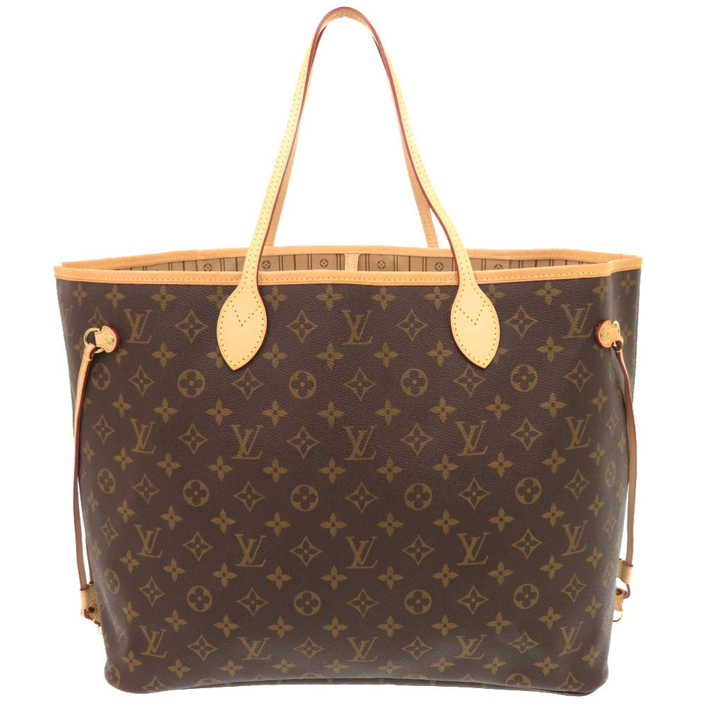 Louis Vuitton M40157 Neverfull GM Monogram Canvas Brown Tote Bag