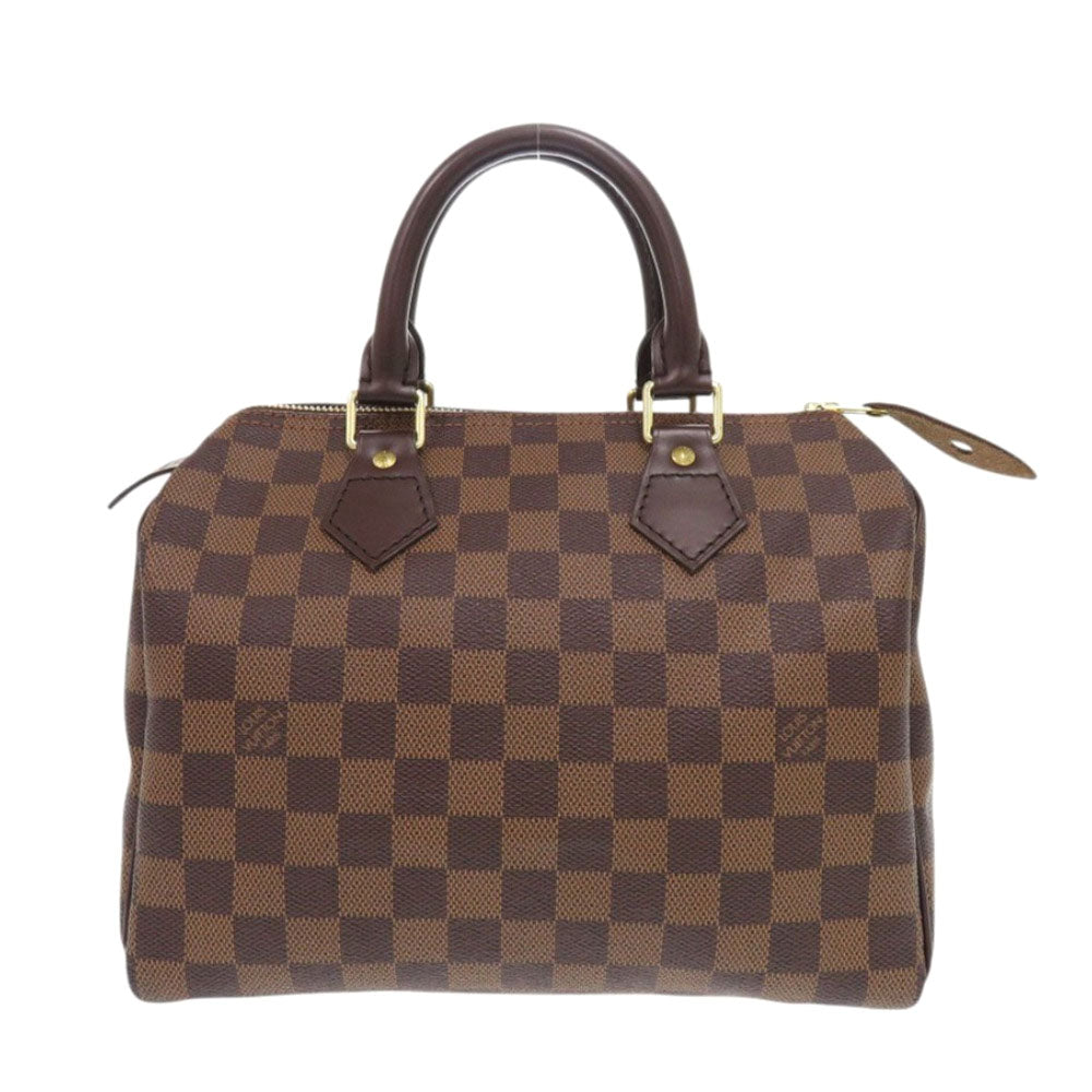 Louis Vuitton N41532 Damier Speedy 25 Canvas Brown Handbag
