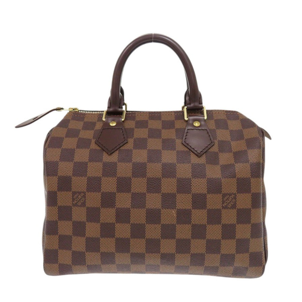 Louis Vuitton N41532 Damier Speedy 25 Canvas Brown Handbag