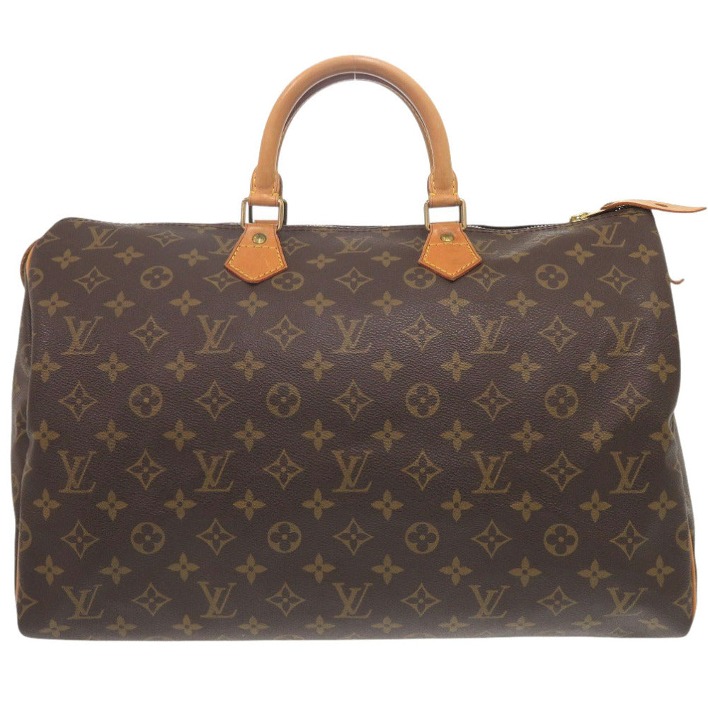 Louis Vuitton M41522 Speedy 40 Monogram Canvas Brown Handbag