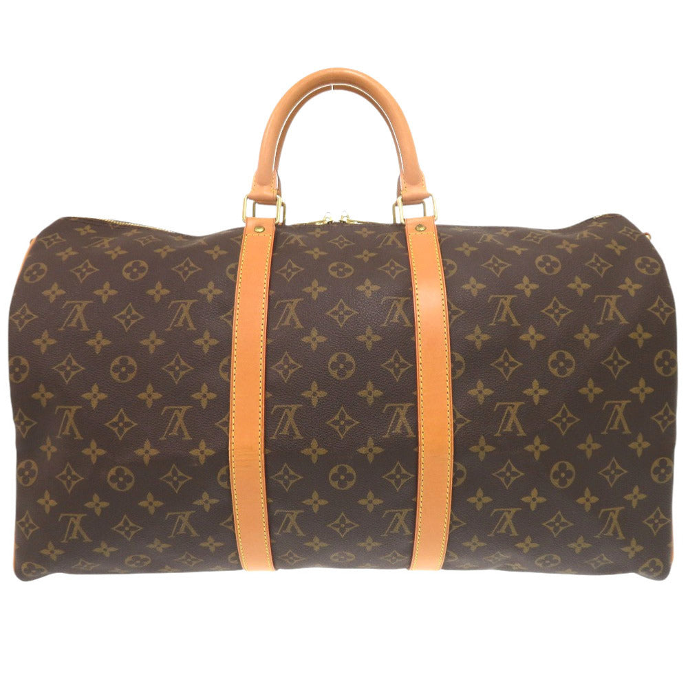 Louis Vuitton Boston Duffel M41416 Keepall bandouliere50 Monogram Canvas Brown Travel Bag 7C0655Iep6A13