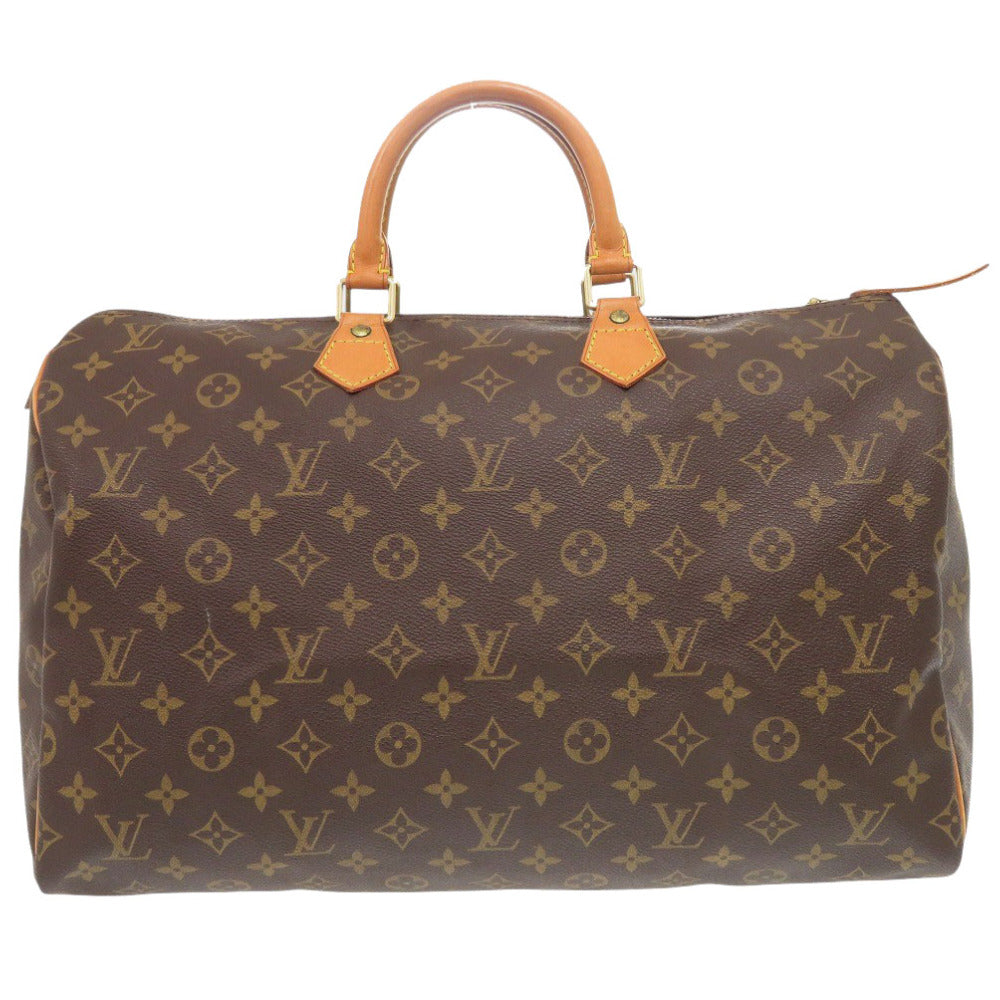 Louis Vuitton M41522 Speedy 40 Monogram Canvas Brown Handbag 7C0751Gb5K3