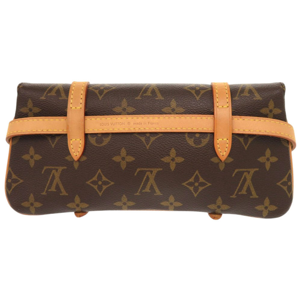 Louis Vuitton Waist M51159 Pochette Marrell Monogram Canvas Brown Clutch Bag 2