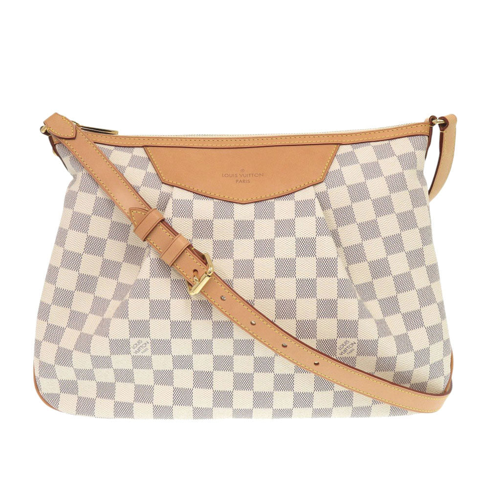 Louis Vuitton N41112 Damier Azur Damier Azur Canvas White Shoulder Bag