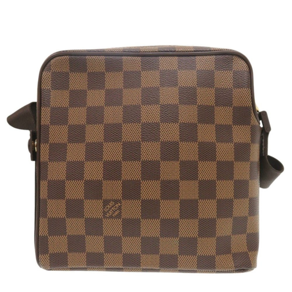 Louis Vuitton N41442 Damier Ebene Damier Olaf Canvas Shoulder Bag