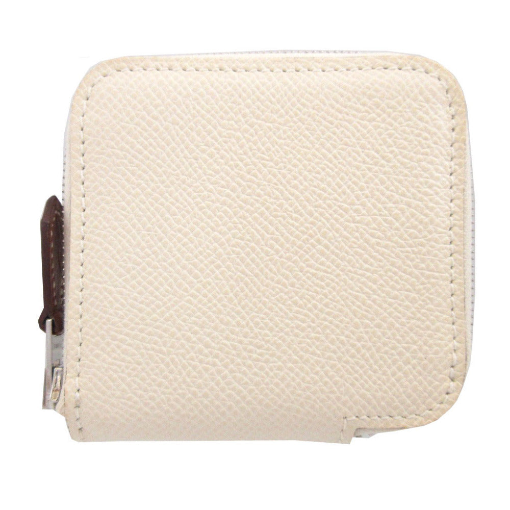 Coin Case Epsom Ivory Azap Compact Silkin Mini Travel Bag