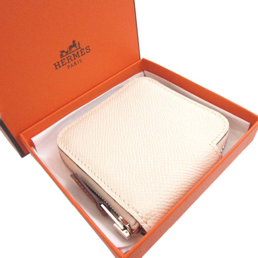 Coin Case Epsom Ivory Azap Compact Silkin Mini Travel Bag