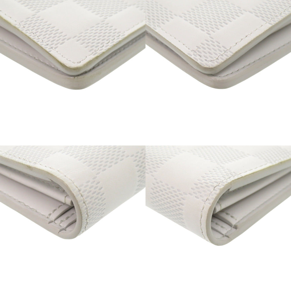 Louis Vuitton Long Purse N60335 Damier Anfini White Wallet Case