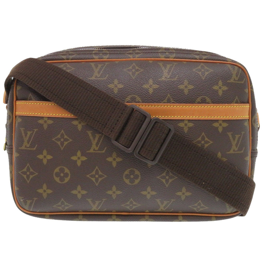 Louis Vuitton M45254 Reporter PM Monogram Canvas Brown Shoulder Bag 7C1726Lp5K17