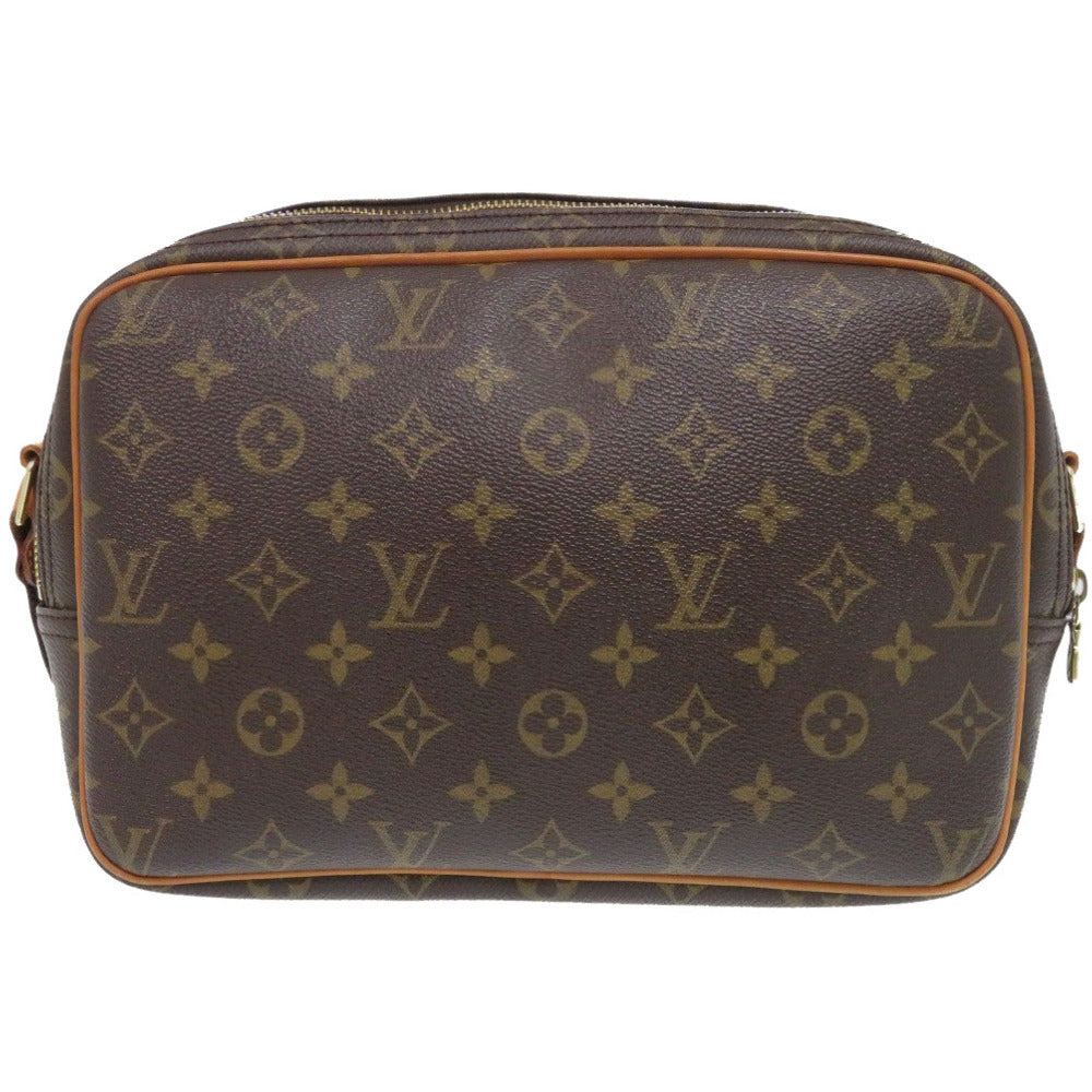 Louis Vuitton M45254 Reporter PM Monogram Canvas Brown Shoulder Bag 7C1726Lp5K17
