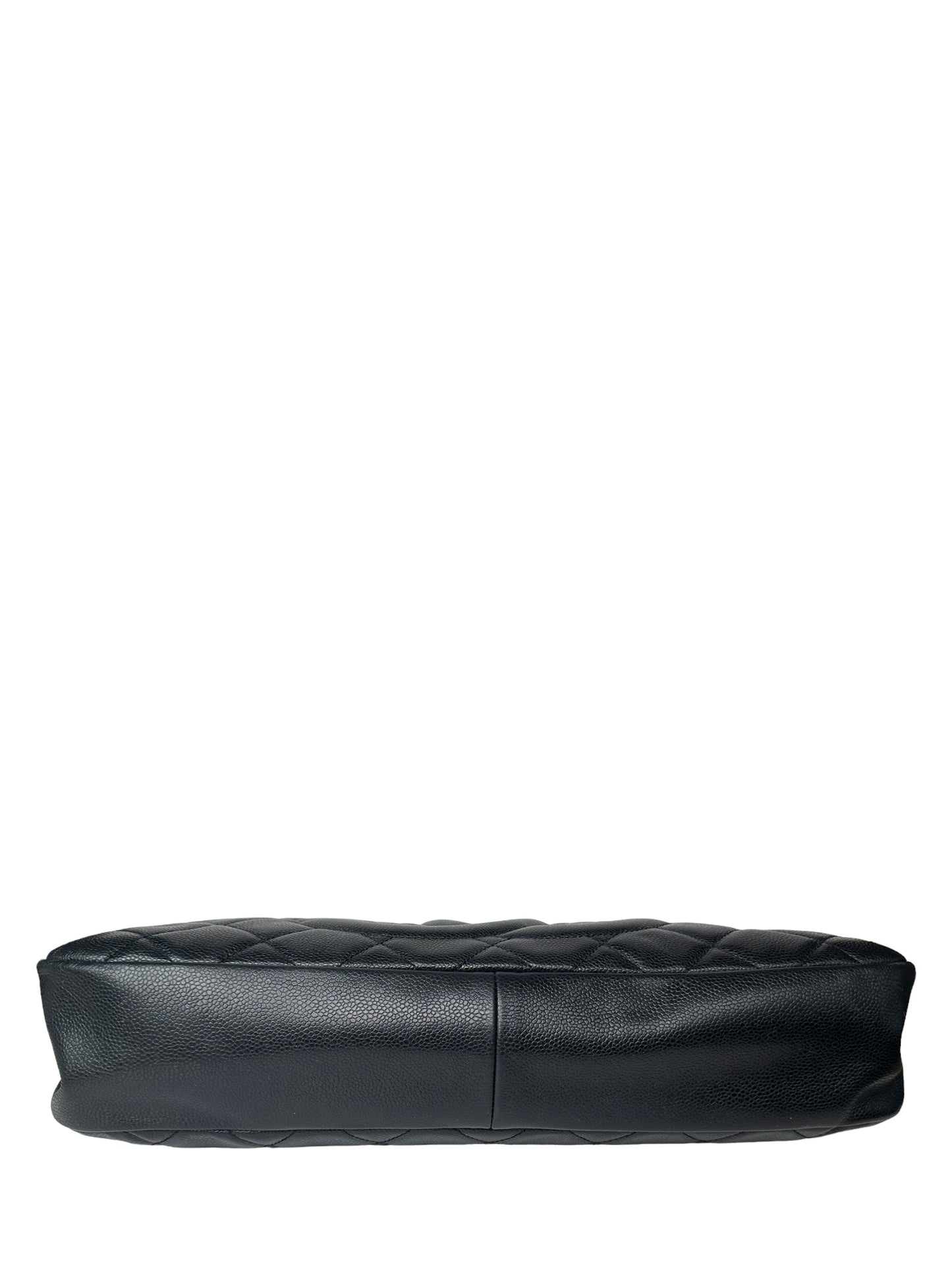 Chanel Black Caviar Leather Timeless Soft Shopper Women Shoes