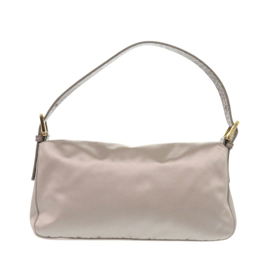 Fendi Handbag 8Br600 Gurege Mamma Women Leather Satin Bucket Bucket Bag