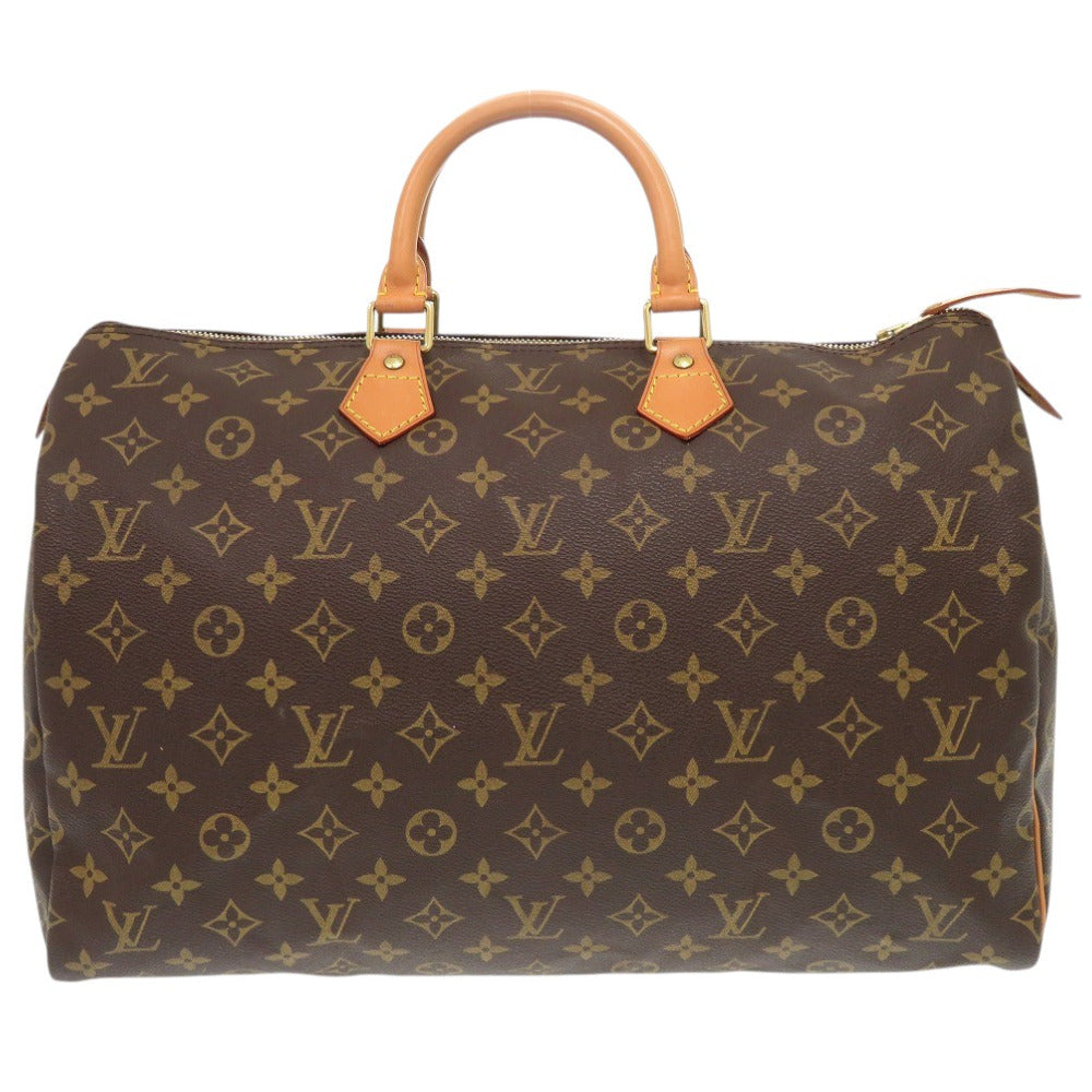 Louis Vuitton M41522 Speedy 40 Monogram Canvas Brown Handbag 7D0135Bp5K12