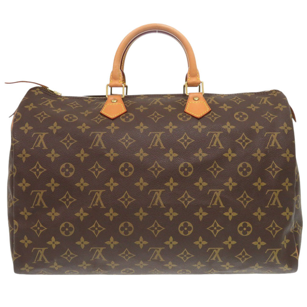 Louis Vuitton M41522 Speedy 40 Monogram Canvas Brown Handbag 7D0135Bp5K12