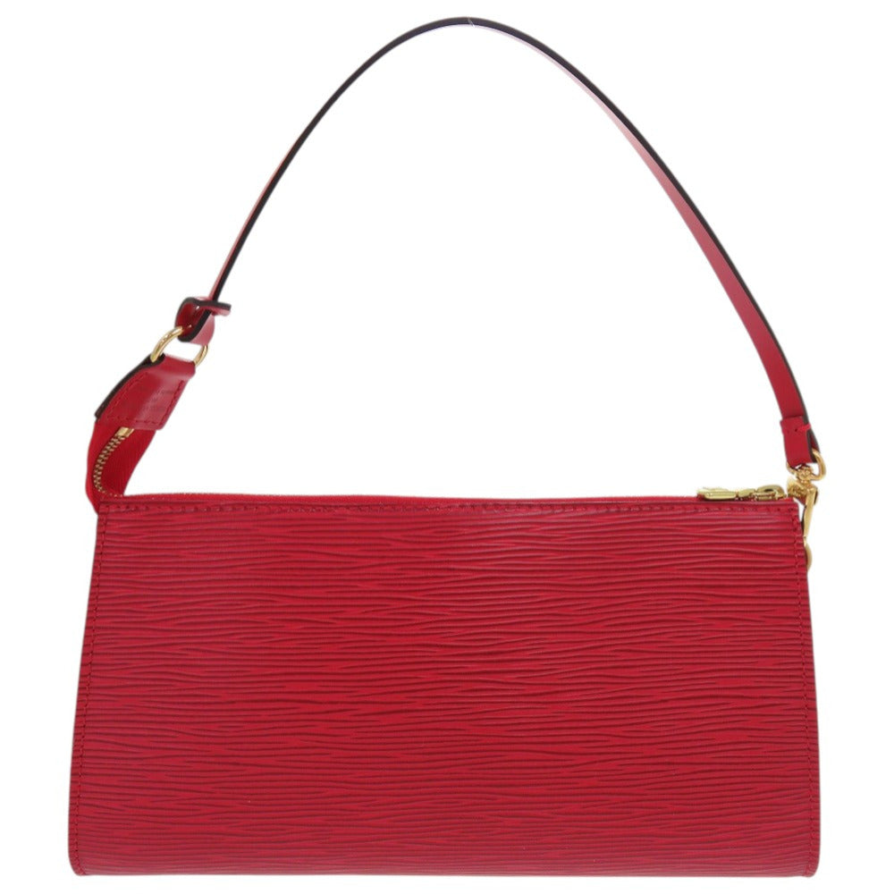 Louis Vuitton Pouch M52947 Epi Castilian Epi Leather Red Clutch Bag
