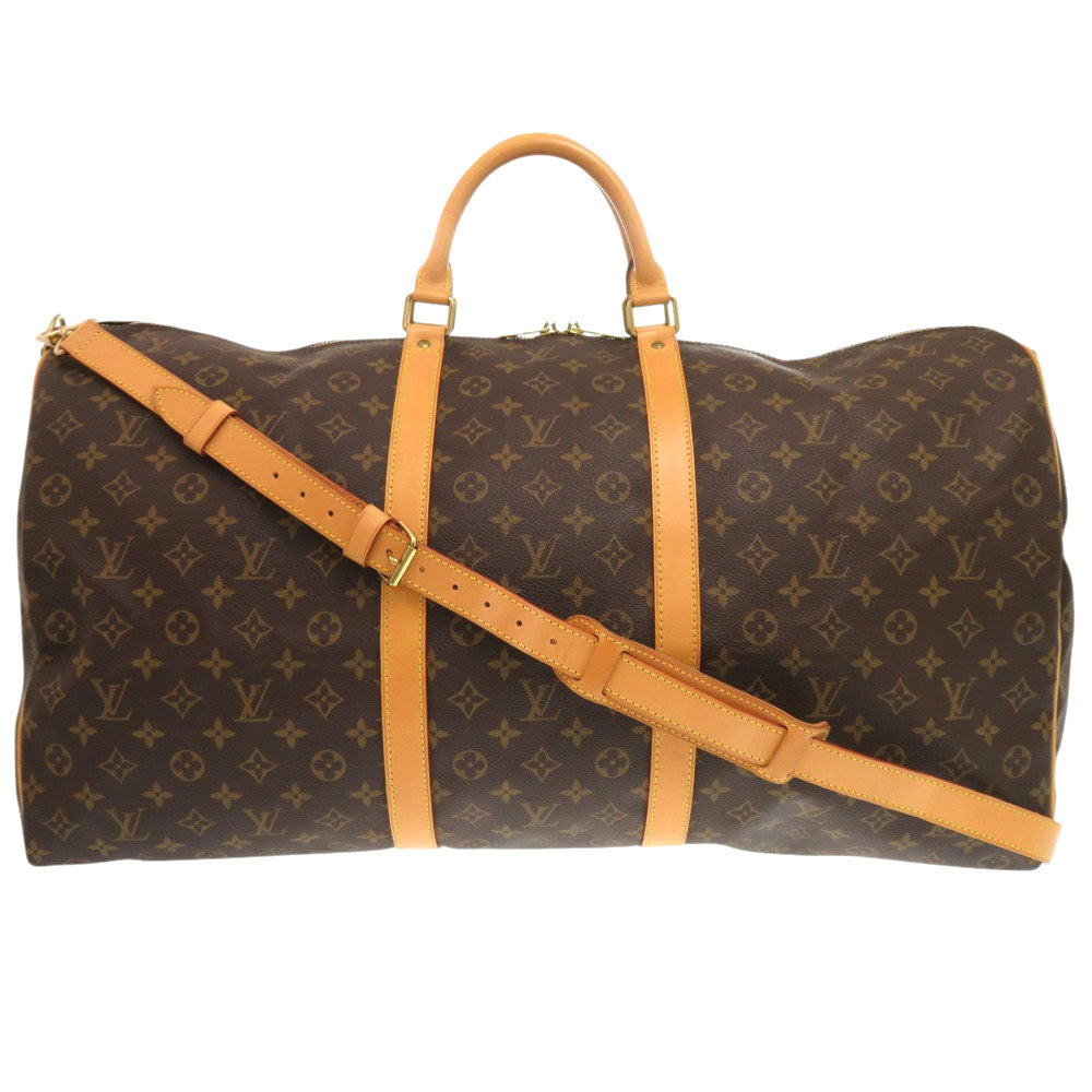 Louis Vuitton Boston Duffel M41412 Keepall bandouliere60 Monogram Canvas Brown Travel Bag 7D0639Ie6A9