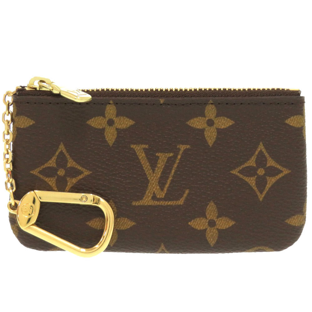 Louis Vuitton Coin M62650 Pochette Cre Monogram Canvas Brown Clutch Bag 2