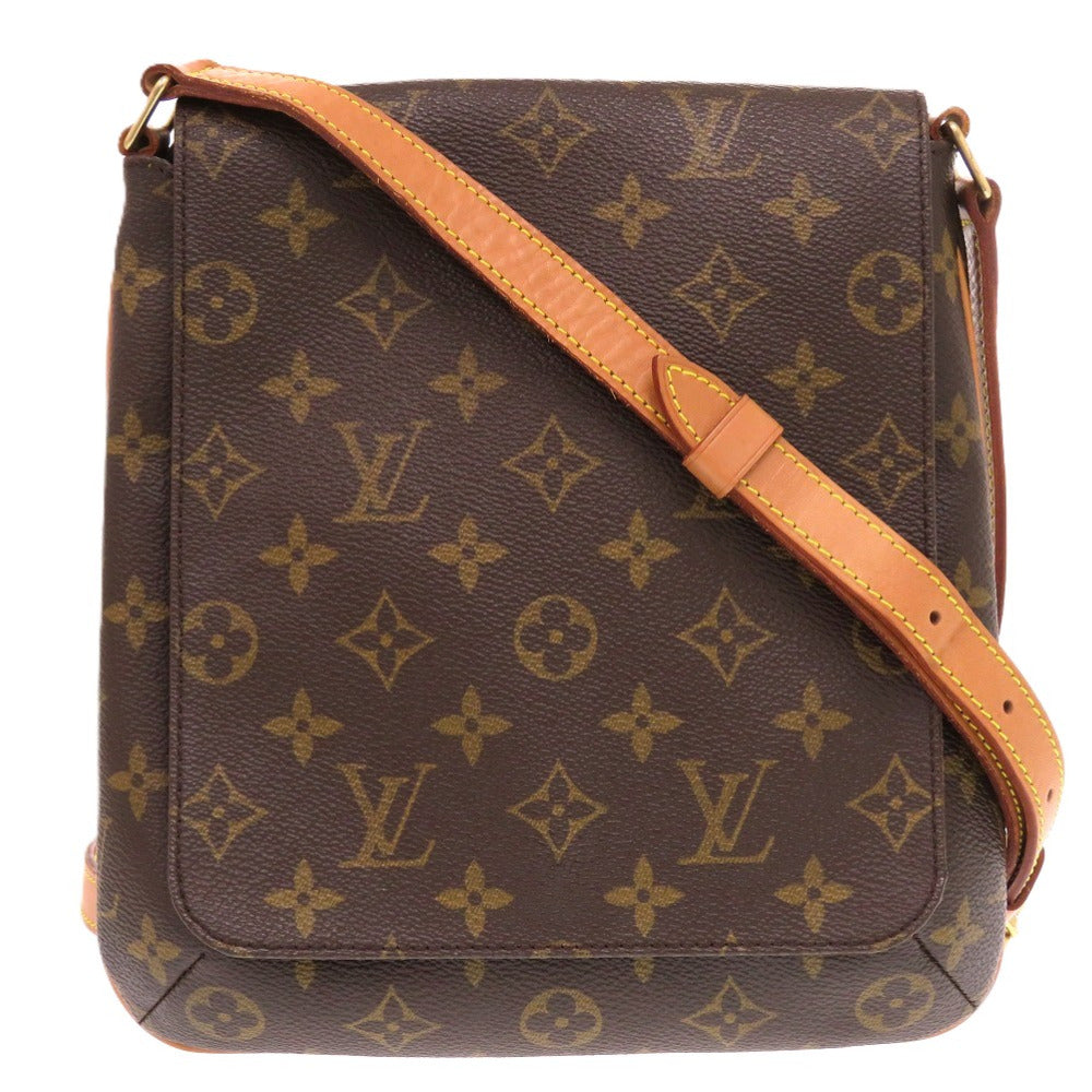 Louis Vuitton M51387 Long strap M tte Monogram Canvas Brown Shoulder Bag 7D0730Ls5W1