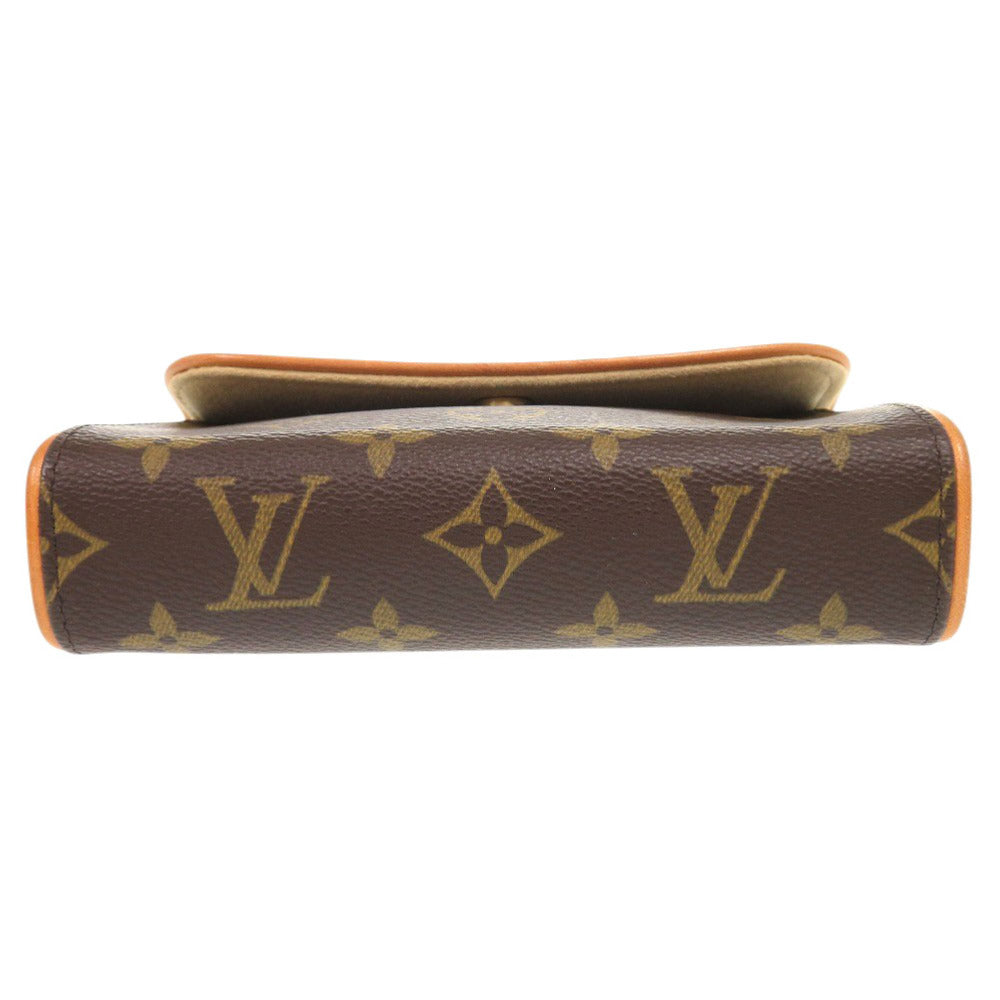Louis Vuitton Waist M51855 Pochette Florentine Monogram Canvas Brown Clutch Bag 6