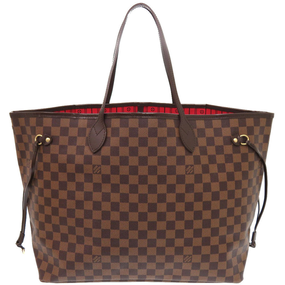 Louis Vuitton N51106 Damier Ebene Neverfull Canvas Brown Tote Bag 7F0236Isg6A15