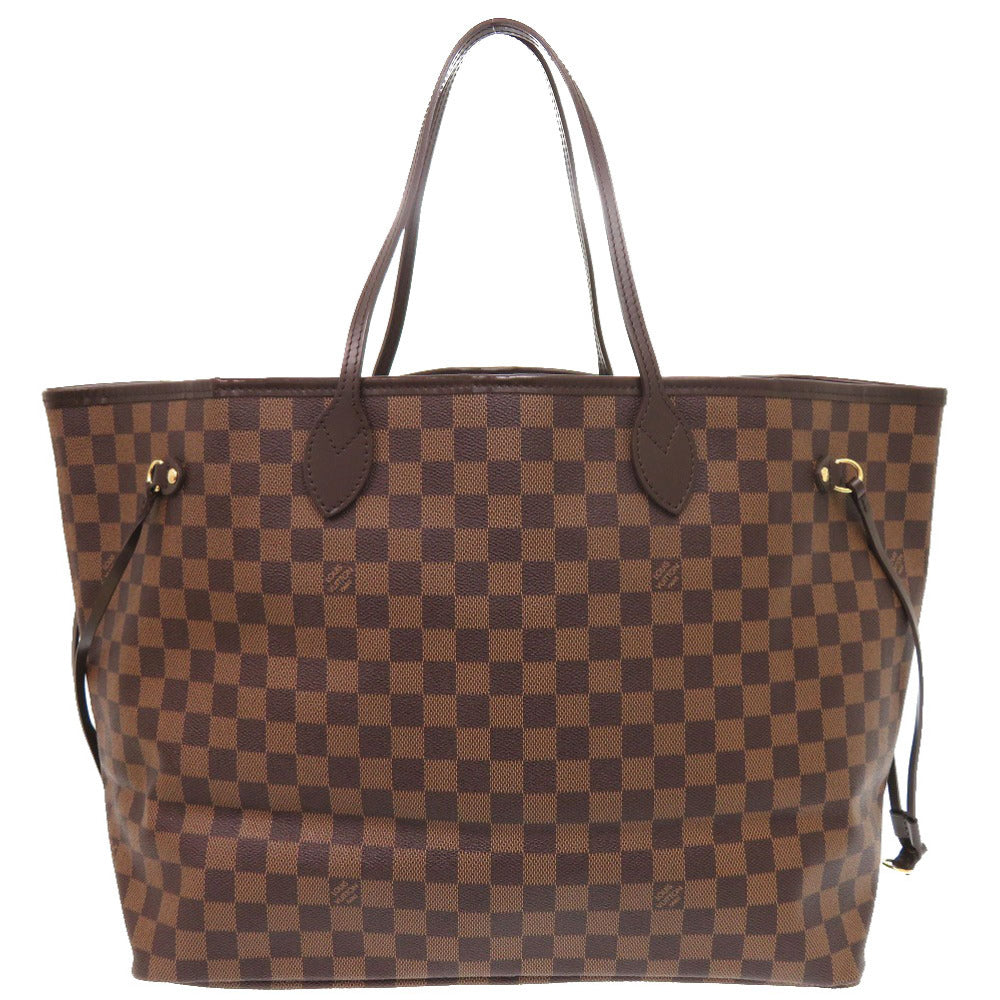 Louis Vuitton N51106 Damier Ebene Neverfull Canvas Brown Tote Bag 7F0236Isg6A15