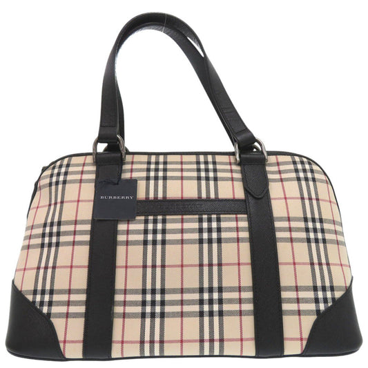 Burberry Nova Check Boston Duffel Bag Mens Canvas Mini Travel Bag