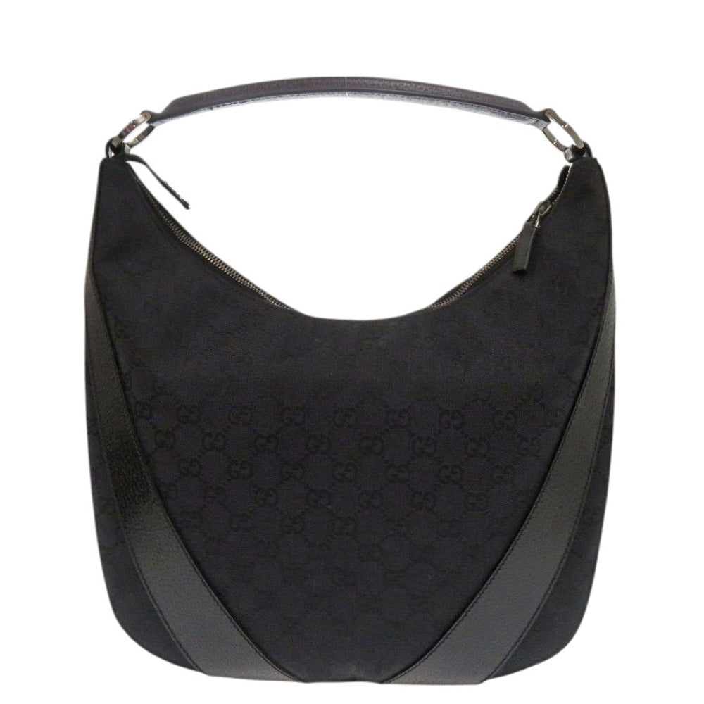 Gucci GG , One Leather Canvas Black Shoulder Bag