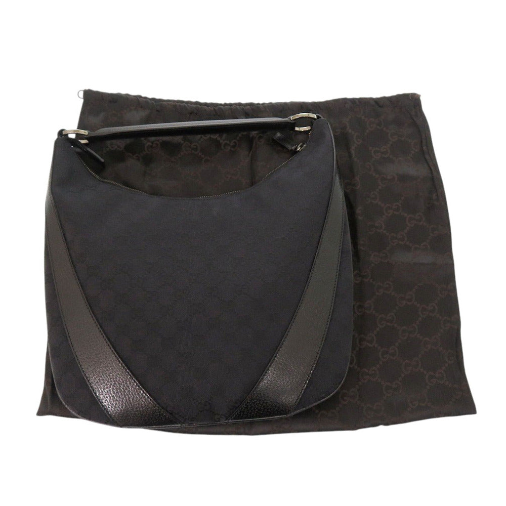 Gucci GG , One Leather Canvas Black Shoulder Bag