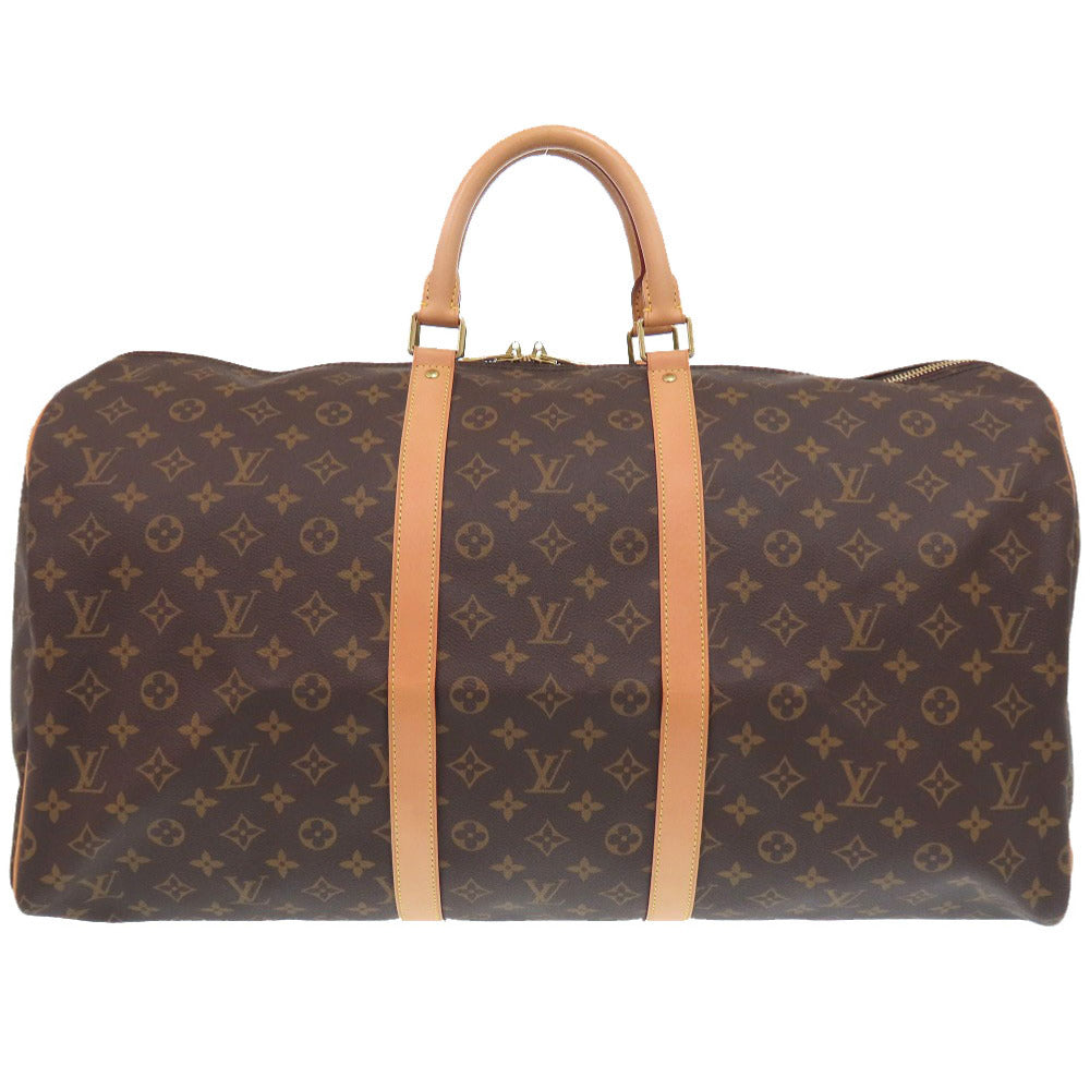 Louis Vuitton Boston Duffel M41424 New Keepall Monogram Canvas Brown Travel Bag 7F0704Ie6A11
