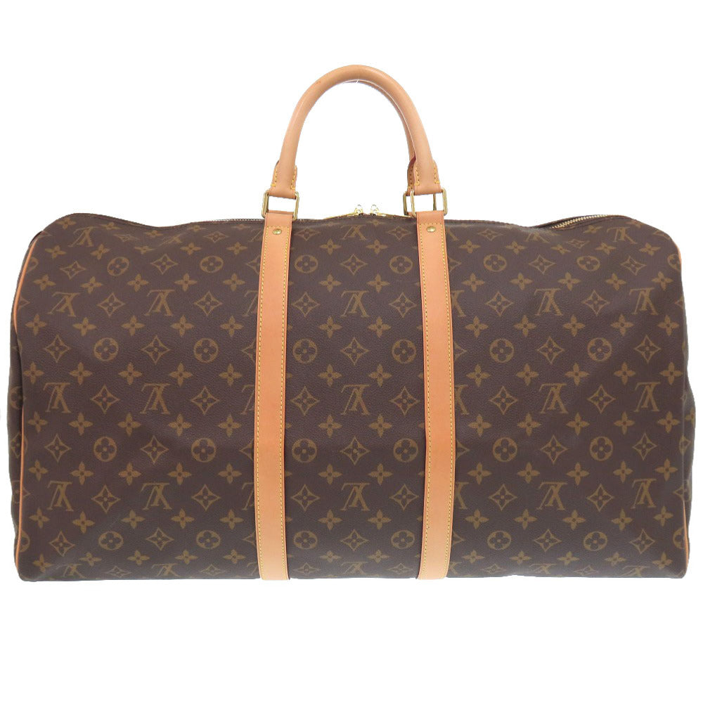 Louis Vuitton Boston Duffel M41424 New Keepall Monogram Canvas Brown Travel Bag 7F0704Ie6A11